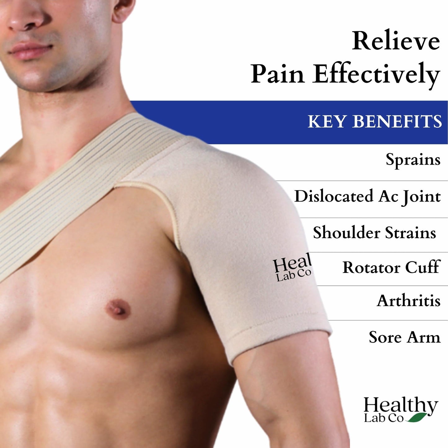 Cream Compression Shoulder Brace (VIP CLUB)